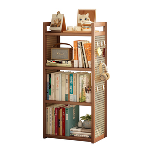 书架落地置物架客厅一体靠墙转角书柜角落立式多层洞洞板收纳柜子