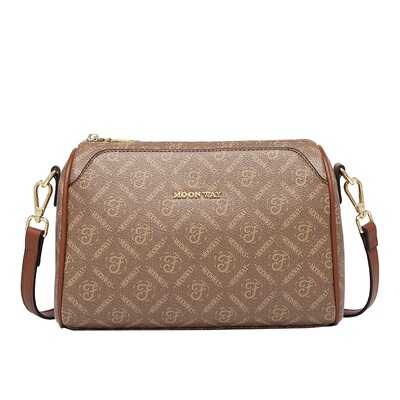 正品香港品牌真皮大容量斜挎女包