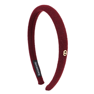 韩国高端金标细款发箍女2025新款秋冬猪鼻子日常外戴高颅顶压发卡