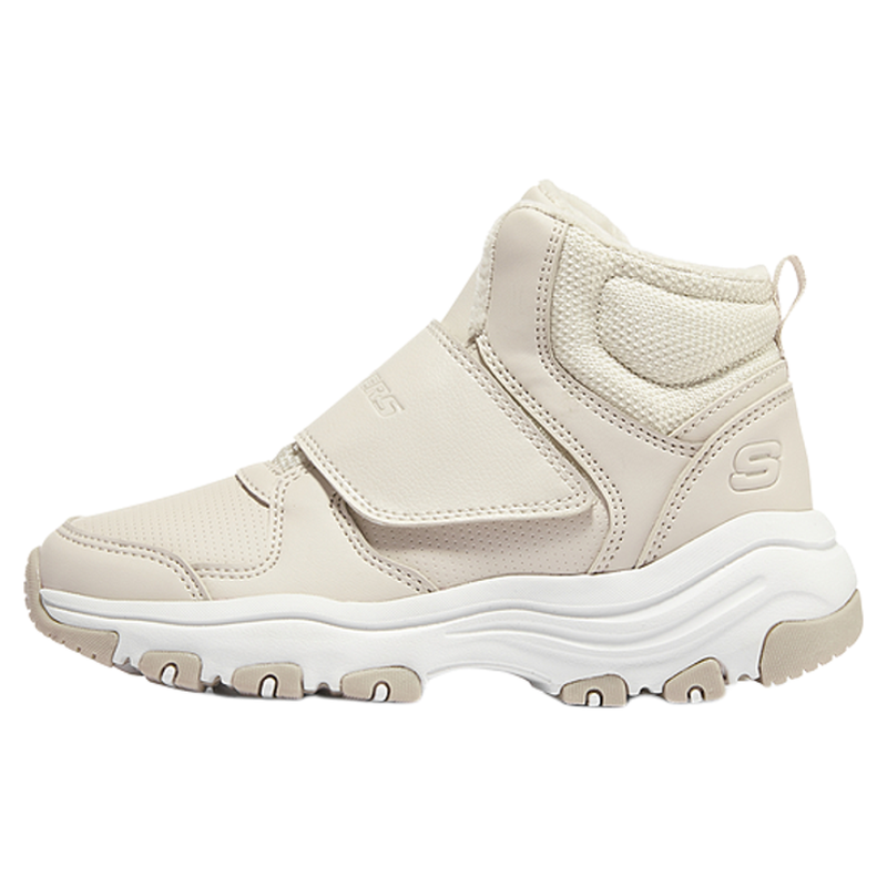 Skechers斯凯奇春季童鞋男新款棉鞋子毛靴保暖户外魔术贴儿童棉靴