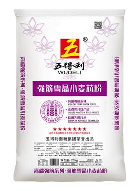 五得利七星强筋雪晶25kg小麦芯粉