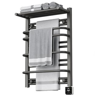 艾芬达电热毛巾架卫生间家用加热烘干浴巾智能碳纤维置物架NZ03