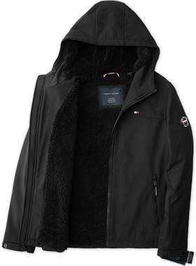 TOMMYHILFIGER加绒加厚连帽棉服