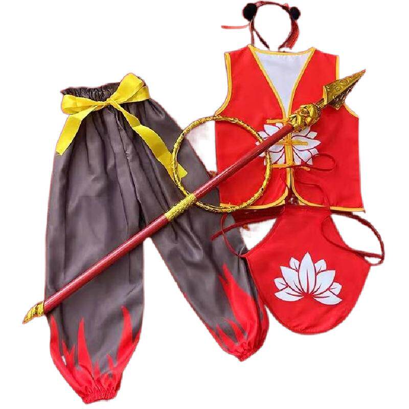 哪吒cosplay基础装中国风演出服
