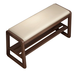 家用换鞋凳简约入户实木穿鞋凳多层可收纳鞋柜门口玄关可坐式鞋架