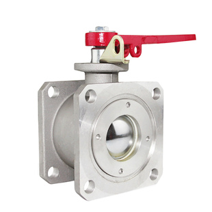 洒水车铝合金法兰直通球阀DN65吸粪吸污油罐槽车方形两通阀门开关