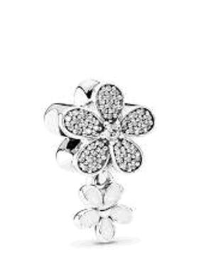 PANDORA 潘多拉 雙色炫目雛菊925銀串飾792098CZ