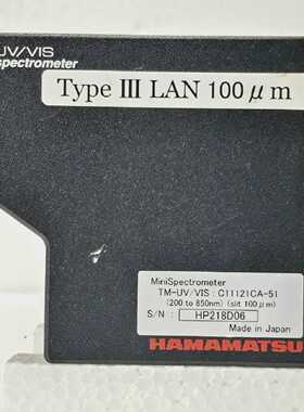 HAMAMATSU MINISPECTROMETER TMUVVIS C11121CA51