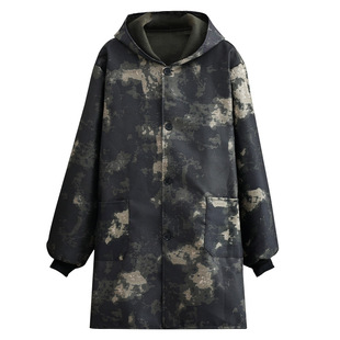 冬季劳保服加绒大褂汽修工作服保暖男装仓库搬运物流外穿长袖罩衣