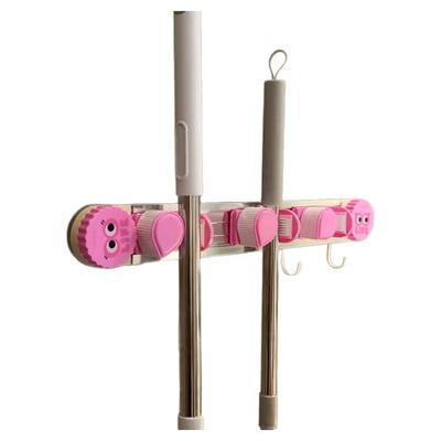 ANNA吸盘式拖把壁挂夹吸盘免打孔拖把夹抹布扫把固定浴室收纳神器