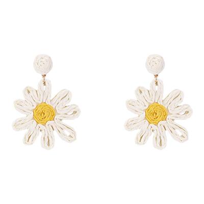 peachtea度假太阳花耳环