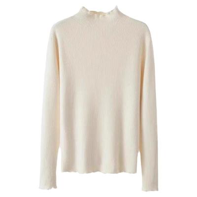 修身款一体绒毛衣冬季爆款女士