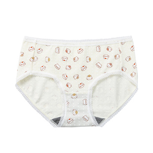 tutuanna女中腰内裤 HelloKitty联名棉质透气印花5条装三角裤女夏
