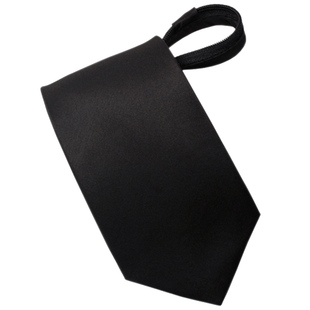 黑色领带女免打结拉链式JK蓝色韩版学生休闲百搭一拉得女士领带短