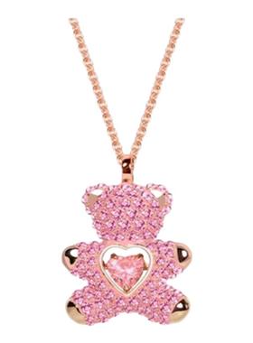 施华洛小熊项链锁骨链