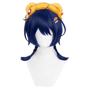 ND家】香菱 岁夜欢哗海灯节皮肤 角色款cos假发 头皮顶