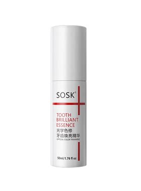 sosk色修精华牙膏净渍去渍去烟渍去黑渍去黄牙膏莹亮持久