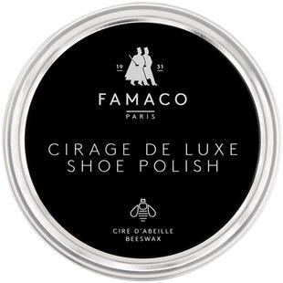 famaco进口防水鞋蜡光亮鞋油黑色补色抛光镜面鞋蜡无色上光皮鞋油