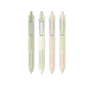 晨光四色笔4色笔记用抄写神器水笔多色中性笔合一多功能0.5三色3