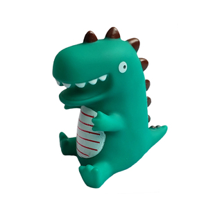 绿色恐龙蛋糕装饰摆件 乔治的 软胶恐龙 甜品台儿童生日蛋糕插件