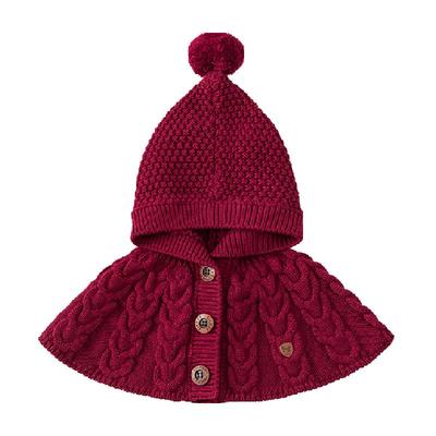 EMXEE嫚熙斗篷式保暖小红帽