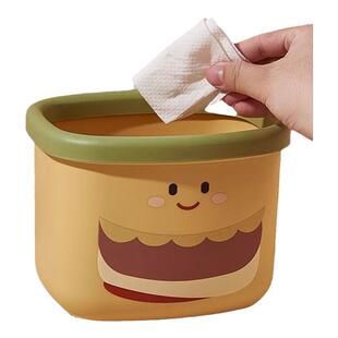 桌面垃圾桶高颜值可爱迷你小号儿童客厅办公室书桌无盖纸篓收纳盒