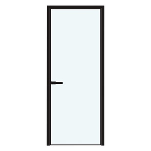 TATA木门室内厨房卫生间门玻璃铝合金门谷仓吊轨推拉门LB105-T