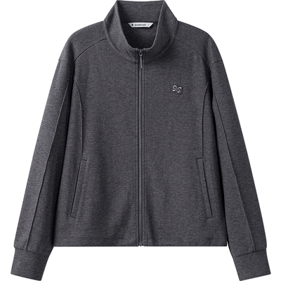 播倪妮同款美式航海半高领拉链慵懒外套女春新款上衣BDS1WD1122