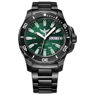 瑞士机芯高档机械表全自动夜光男士绿水鬼正品牌男款野狼手表V5.1
