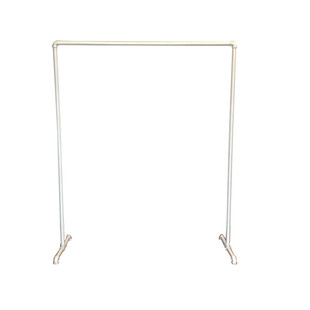 落地挂衣架服装展示架水管服装架龙门架带轮包邮铁艺复古