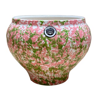 新款手绘陶瓷花盆轻奢高颜值家用简约桌面三角梅蝴蝶兰花多肉盆栽