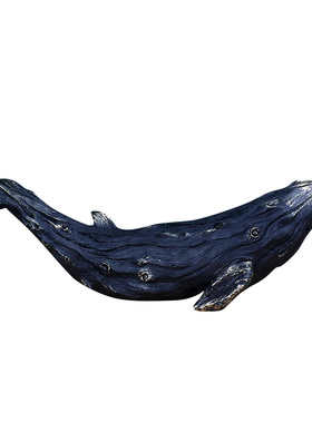 美式复古做旧蓝鲸蜗牛办公动物