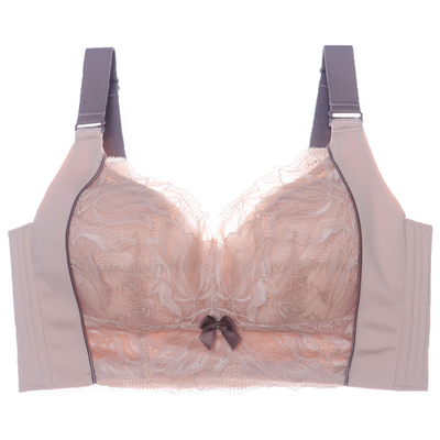 无钢圈大胸显小调整型乳胶内衣