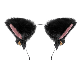 猫咪兽耳发箍狐狸耳朵lolita手作配饰cosplay蕾丝蝴蝶结铃铛项圈