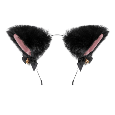 猫咪兽耳狐狸耳发箍铃铛项圈套装