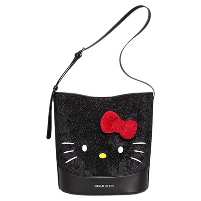 TOUTOUhellokitty正版三丽鸥联名凯蒂猫大容量水桶包kt腋下托特包