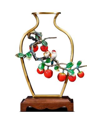 聚善缘平安喜悦荔枝摆件乔迁礼物