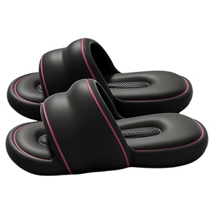 ECAC踩屎感拖鞋女夏外穿2026室内家居高级感厚底EVA防滑防摔凉拖