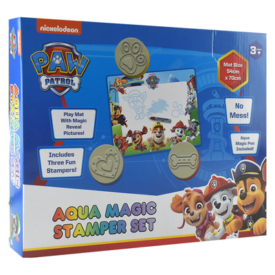 Paw Patrol Aqua Magic Stamper Set 汪汪队立大功 水魔法印章套装 儿童艺术启蒙 英文原版进口图书