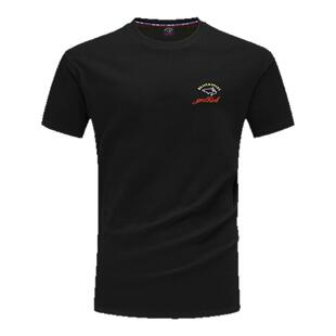 BRAVE&SHARK/勇士鲨鱼男士短袖棉质圆领t恤2025新款纯色打底上衣