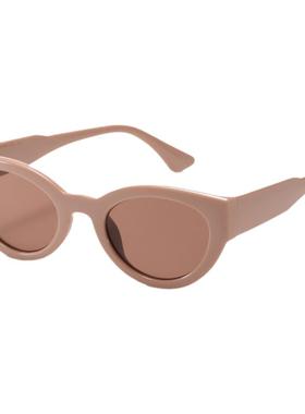 桔里太阳镜椭圆个性女款太阳镜