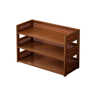 博古架新中式楠竹多层置物架桌面茶具收纳架茶室茶桌小摆件展示架