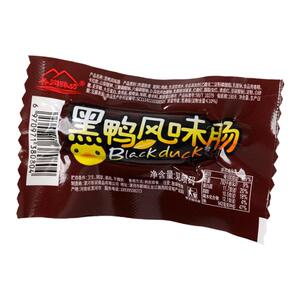 新品黑鸭风味香辣香脆肠热狗香肠60支即食火腿肠脆脆肠台湾风味