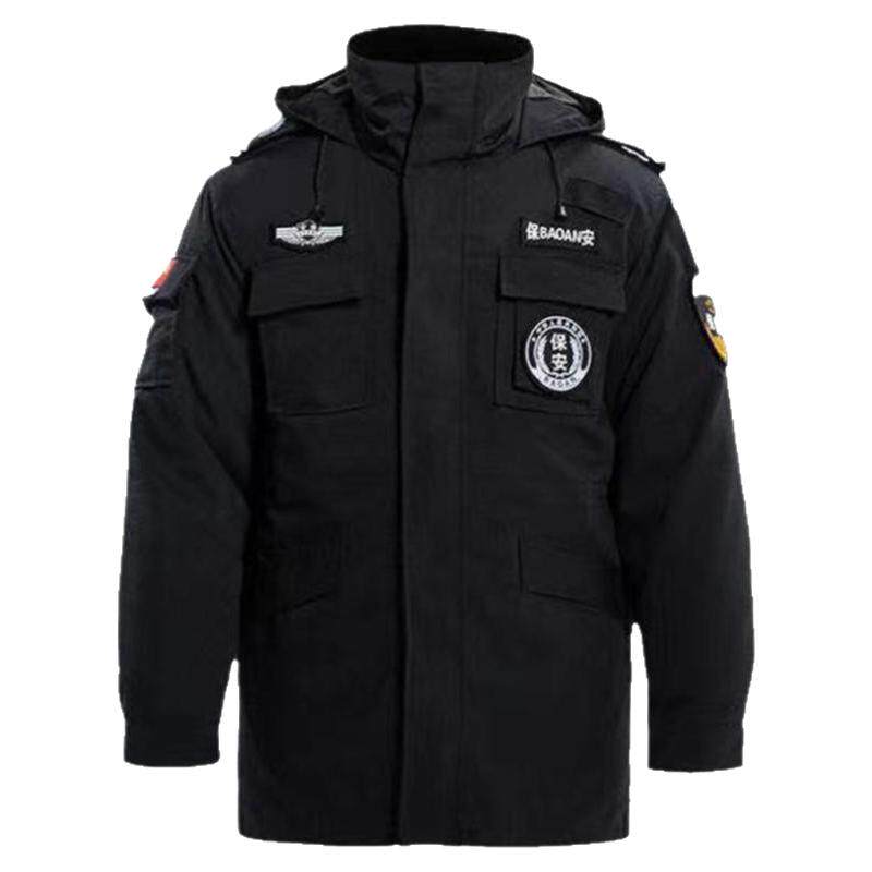 物业保安春秋装作训服大衣外套