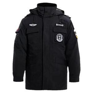 物业保安春秋装作训服大衣外套