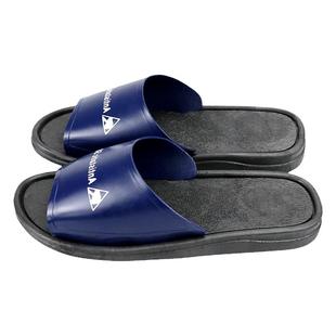 防静电拖鞋富士康电子厂无尘车间专用软底加厚塑胶男女黑色工作鞋