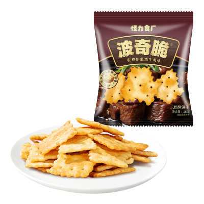 怪力食厂波奇脆芥末鳕鱼小饼干