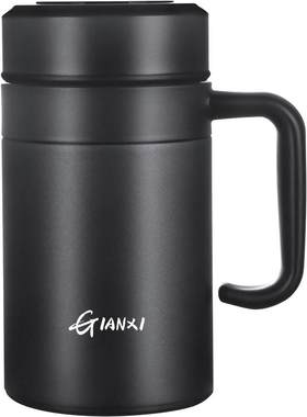 保温杯男士304不锈钢水杯泡茶杯