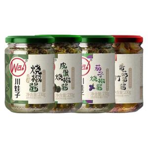 川娃子烧椒酱蒜蓉剁椒酱拌饭拌面酱青椒酱下饭辣椒酱牛肉茄子鲜椒