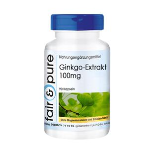 fairpure德国进口脑活素银杏叶片胶囊提取物补脑记忆中老年保健品